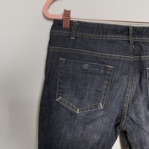 Jacob Black Dark Gray Bootcut Boot Cut Mid Rise Jeans Size 9/10 - Picture 4 of 8